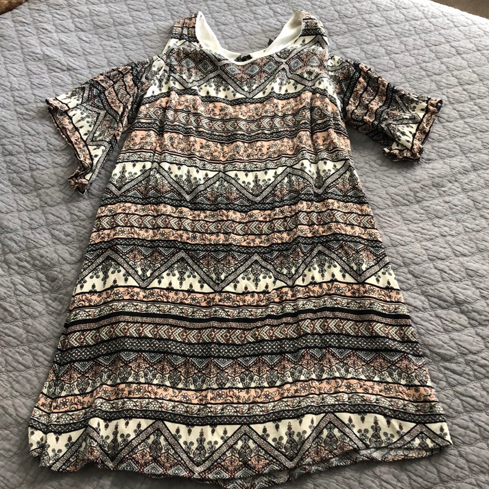 Cold shoulder dress